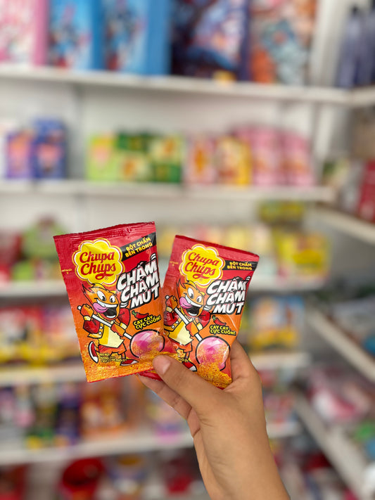 Chupa chups cham cham sucette acide et piquante - Girlzbox