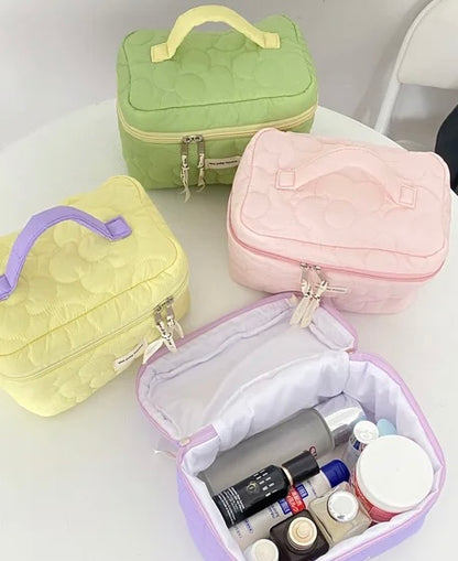 Trousse grande puffy pour rangement couleur aléatoire - Girlzbox