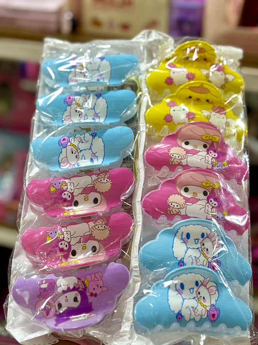 1pcs Barrette cheveux sanrio kuromi my melody couleur aléatoire - Girlzbox