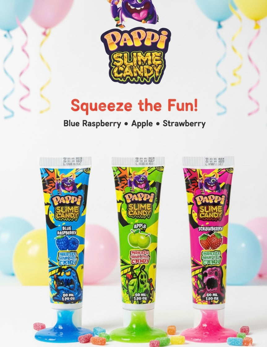 Pappi slime candy gel sour candy cargo pappi - Girlzbox