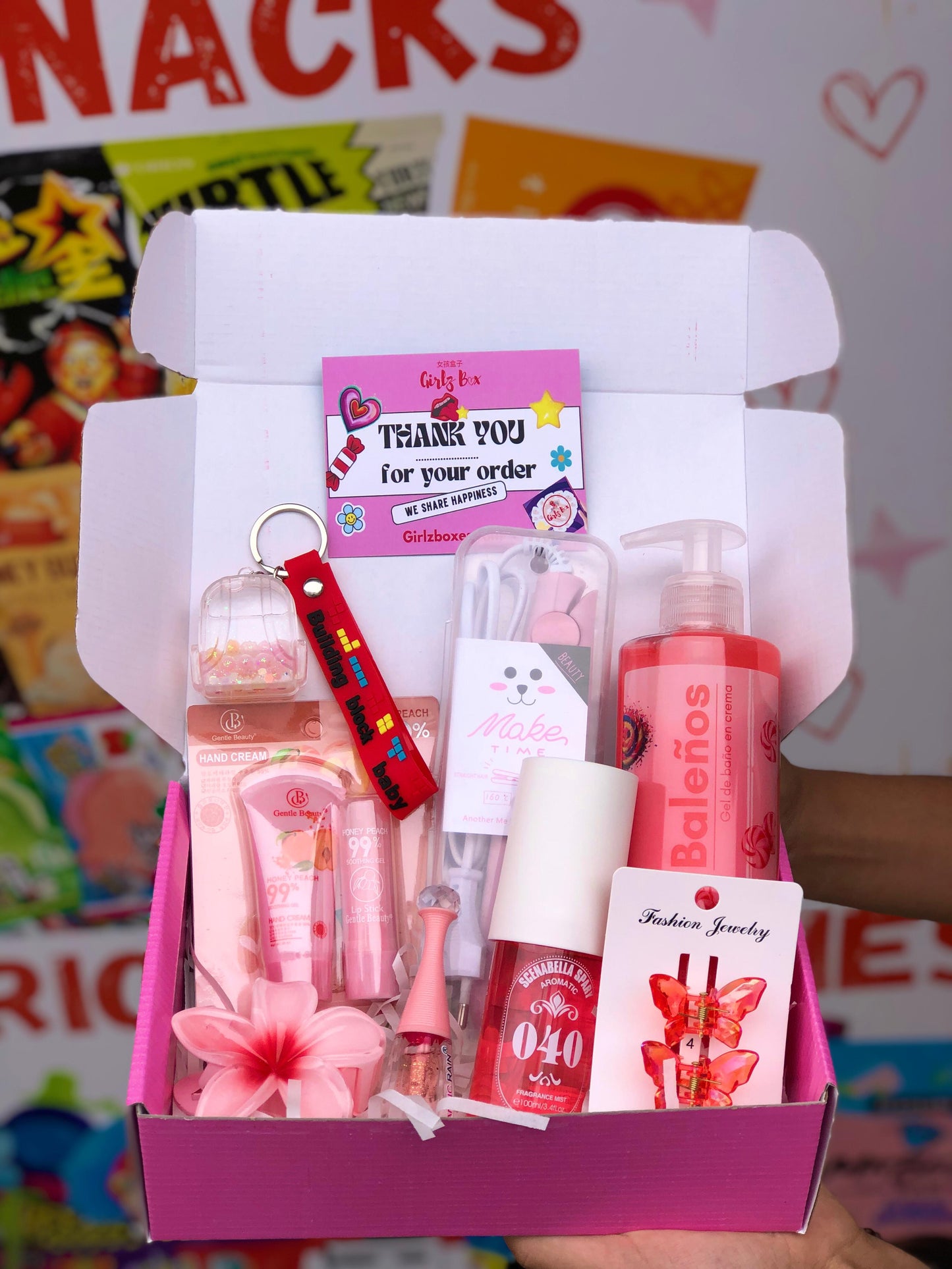 Gilrly flowers box - girlzbox