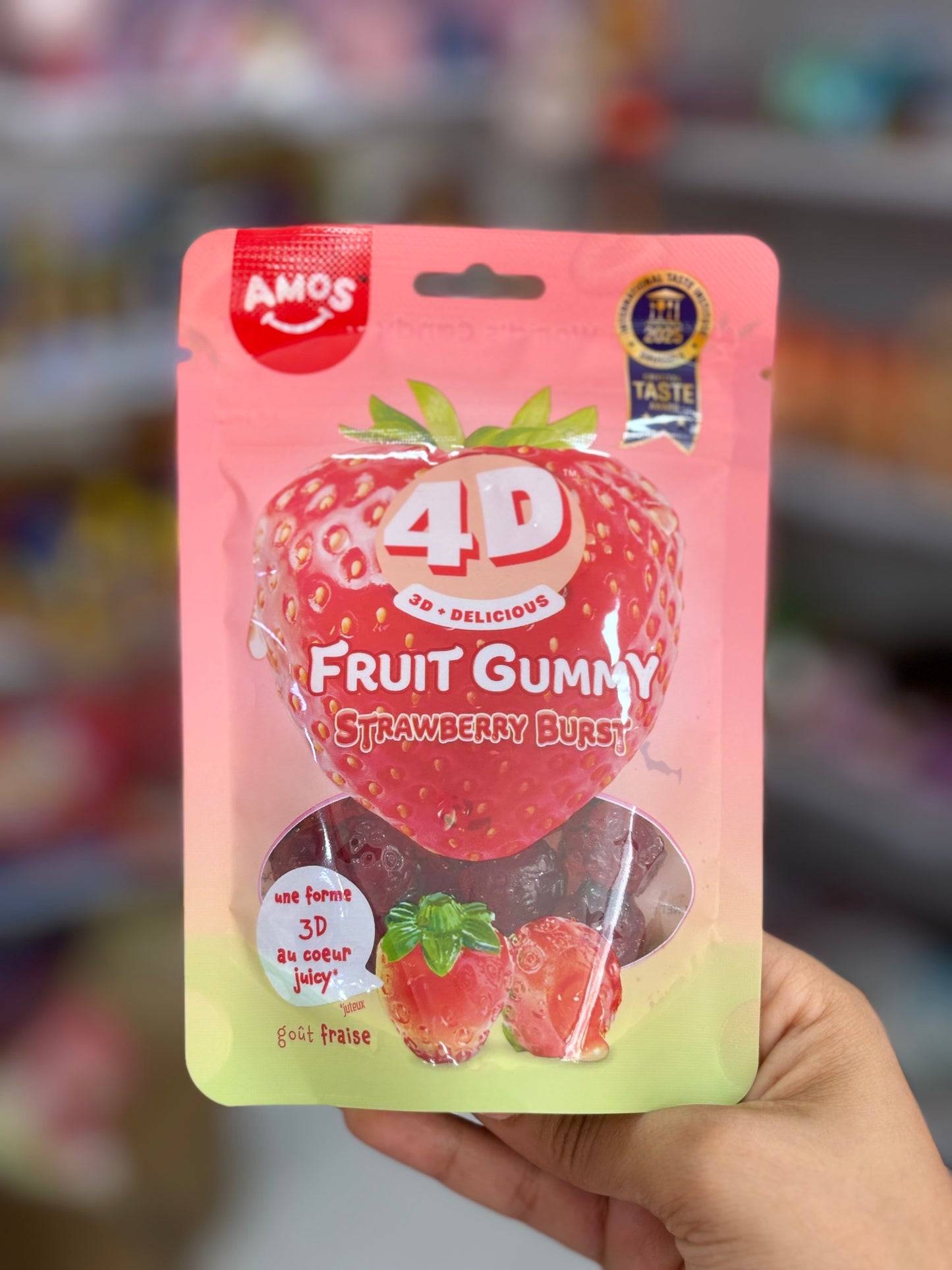 4D fruit gummy strawberry flavor halal - Girlzbox