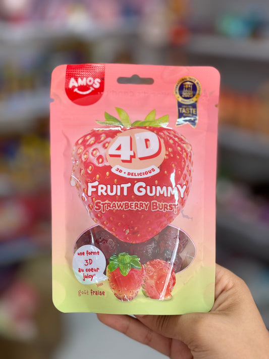 4D fruit gummy strawberry flavor halal - Girlzbox