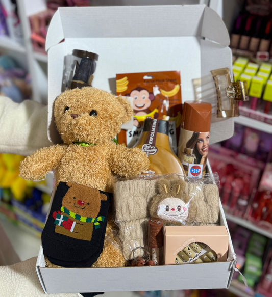 Teddy bear christmas gift box cadeau fin d’année - Girlzbox