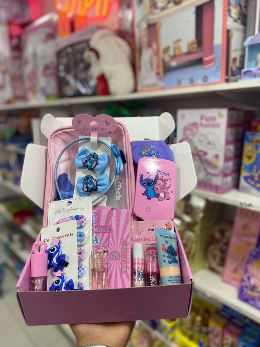 Pink stitch  box - girlzbox