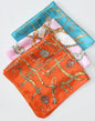 foulard carré à motif chaîne, élégant, pour la décoration de la vie quotidienne. Bandana, serre-tête, tour de cou, idéal pour habiller votre look