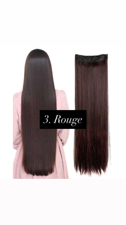 Extension pour les cheveux شكر كلبسات قابل للغسل و التصفيف - Girlzbox