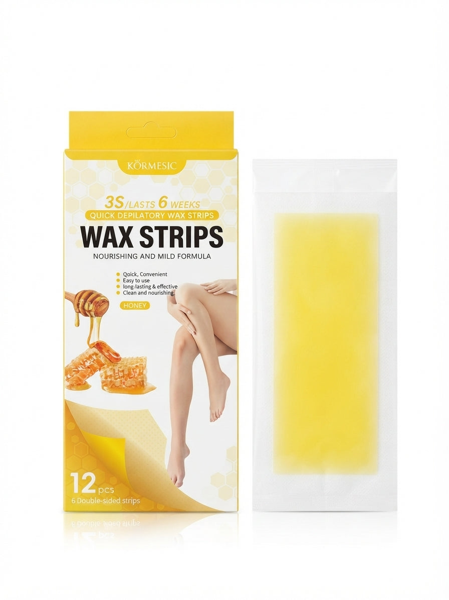 Wax strip 12pcs épilation mielle - Girlzbox