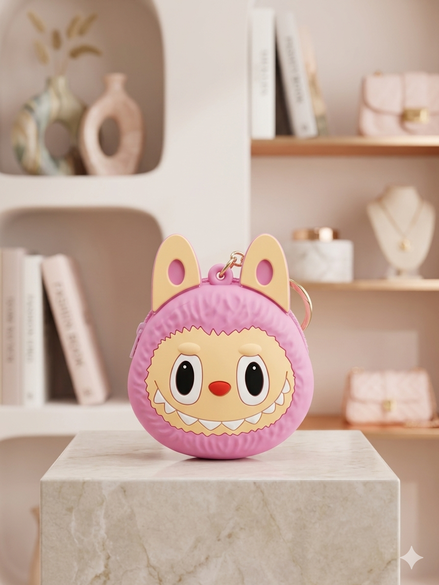 Porte clé et porte monnaie Labubu - Girlzbox
