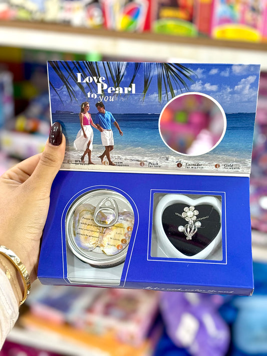 Pack love pearl collier bague boucles d’oreilles - Girlzbox