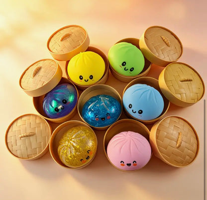 Dumplings petit format 1pcs squichy couleurs surprise- Girlzbox