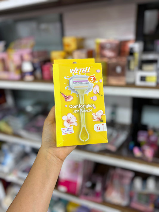 Rasoirs x4 wettel comfort glide spa breeze - Girlzbox