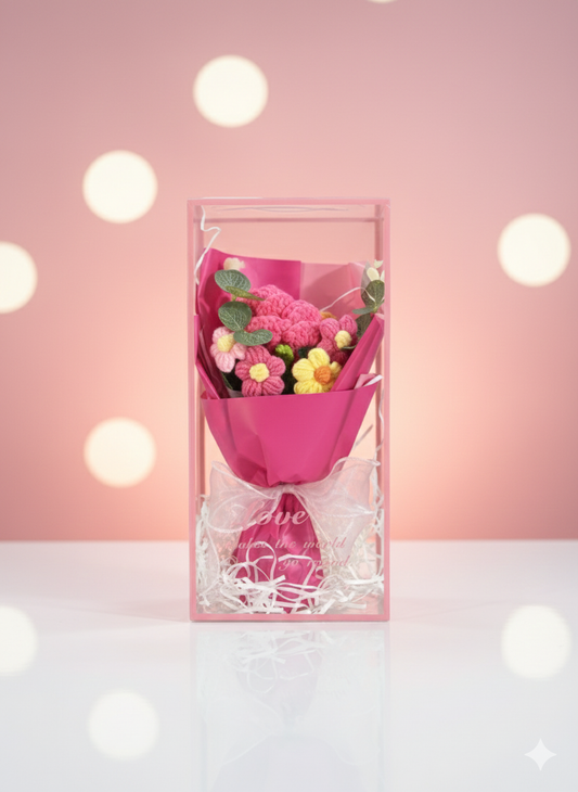 Bouquet de fleurs cadeau fin d’année - Girlzbox