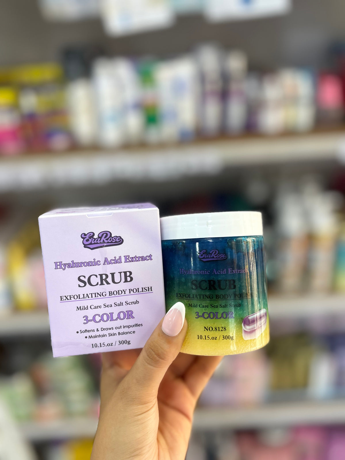 Body scrub hyaluronic acid extract exfoliant - Girlzbox