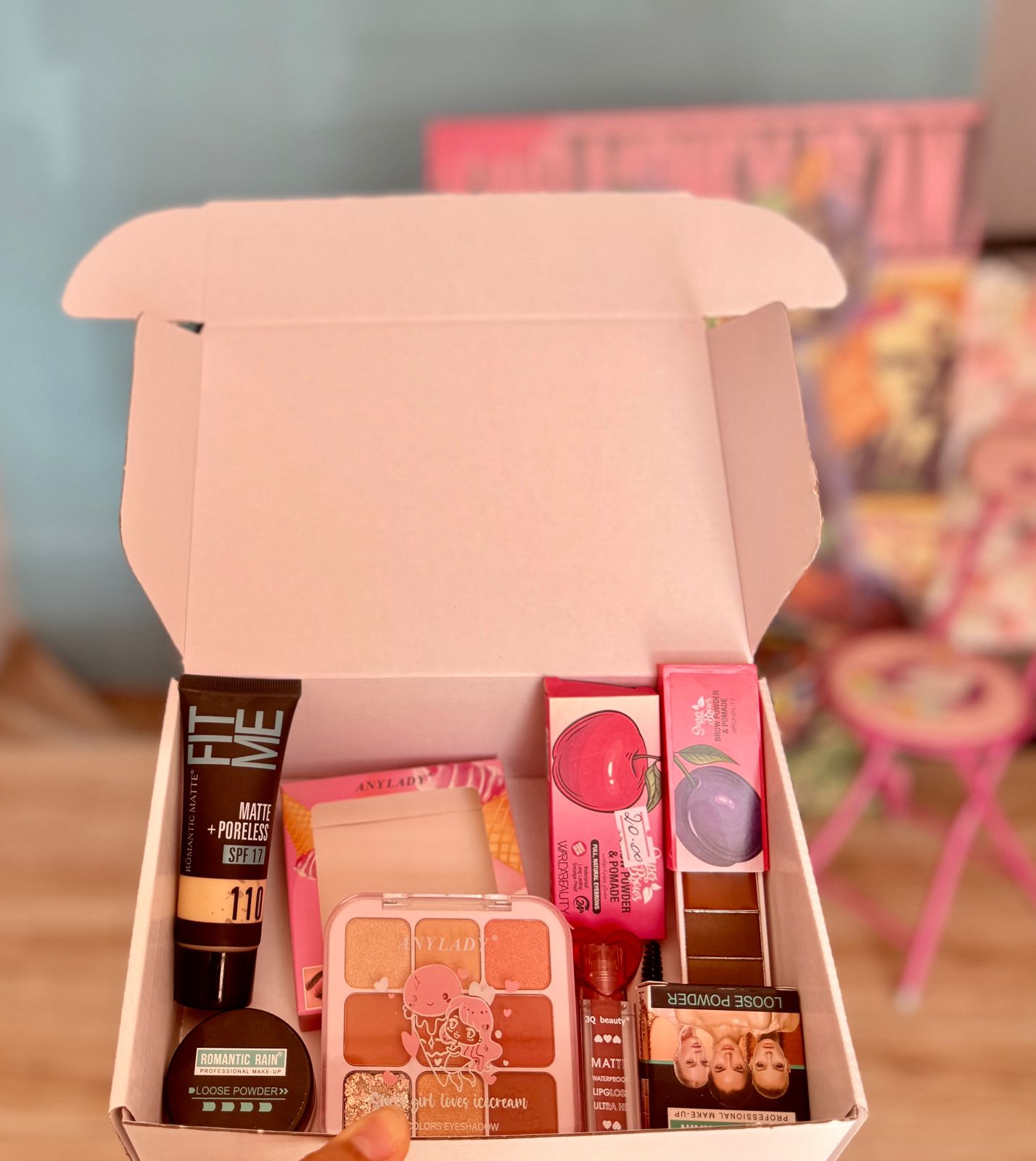 Promotion box maquillage fond de teint palette poudre - girlzbox