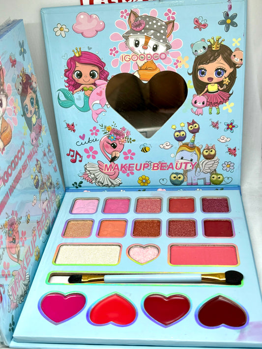 Makeup beauty palette fille fards à paupières rouge à lèvres - Girlzbox