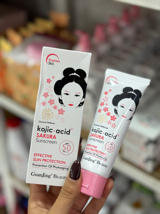 Kojic acid sakura écran solaire spf 50 - Girlzbox