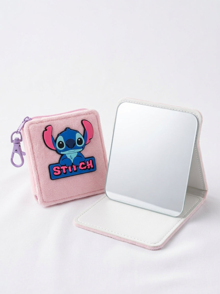 Miroir stitch pour table support pliable et portable - Girlzbox