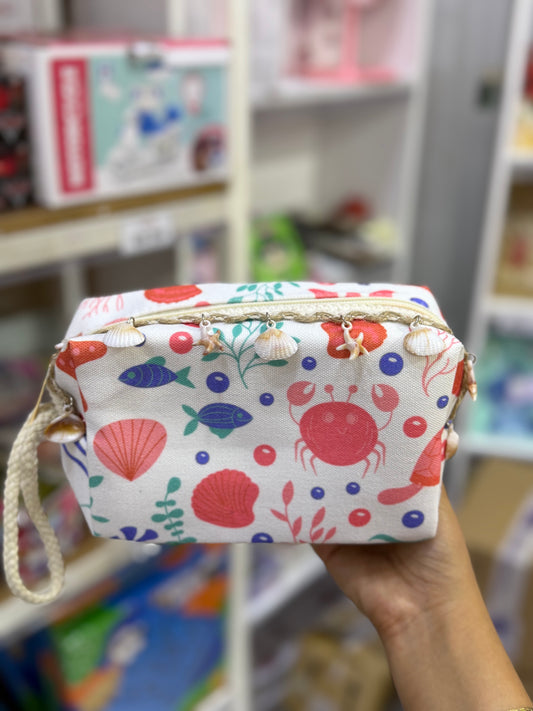 Trousse summer coquillage trendy - Girlzbox