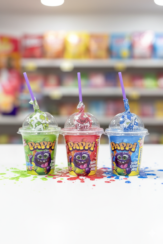 Pappi lollipop gel sour candy cargo pappi - Girlzbox