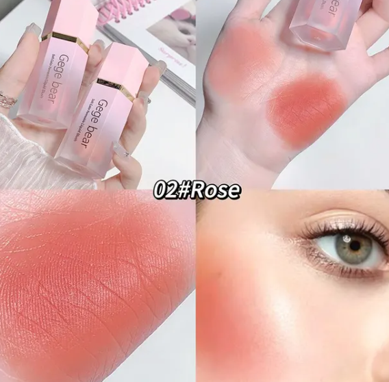 Blush liquide crème fard à joues liquide naturel 6 couleurs de fard à joues rose mat - Girlzbox