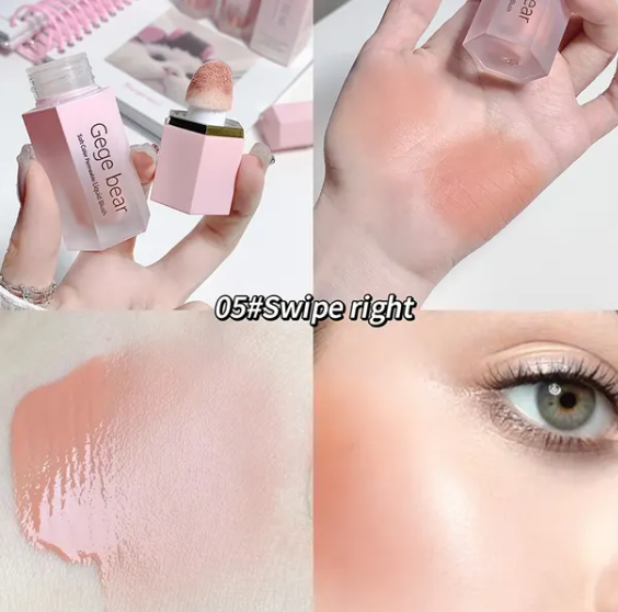 Blush liquide crème fard à joues liquide naturel 6 couleurs de fard à joues rose mat - Girlzbox