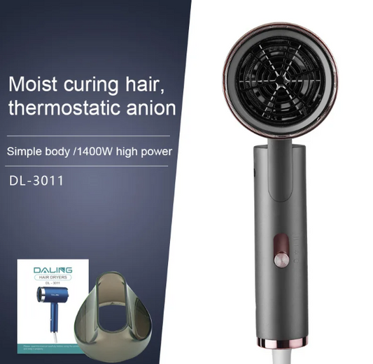 Sèche-cheveux pliant 1400w haute puissance, haute vitesse, faible bruit, Ion négatif, Air froid et chaud, pratique pour les voyages à domicile, nouveau