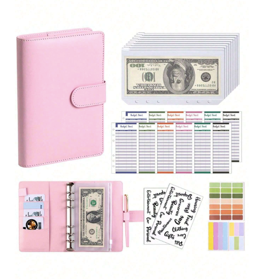 Pochette de rangement multi-compartiments pour classeurs à feuilles mobiles, portable, cadeaux de Noël, articles essentiels pour les fêtes - Girlzbox