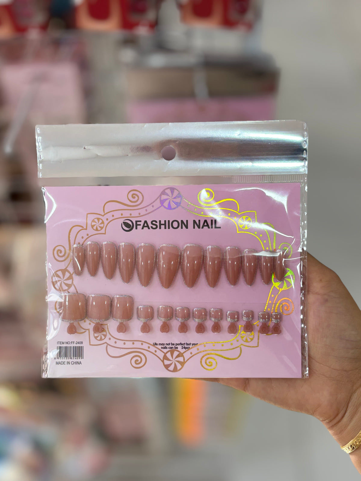 Pack faux ongles pour mains et pieds - Girlzbox