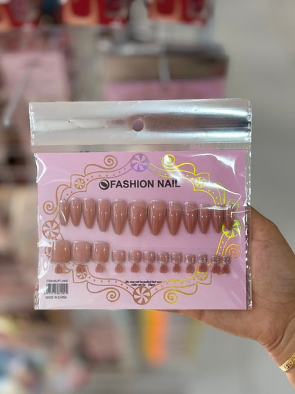 Pack faux ongles pour mains et pieds - Girlzbox