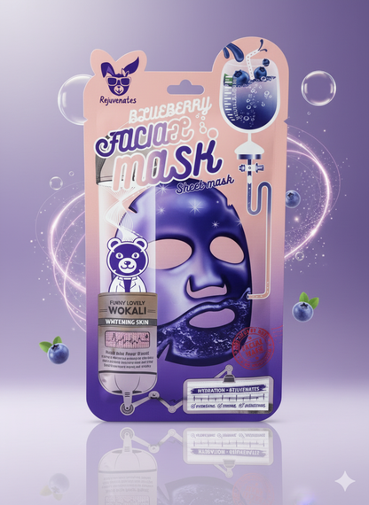 Blueberry masque pour le visage- Girlzbox