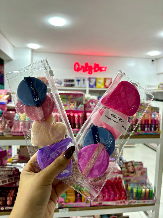 Makeup puff x4 éponges -  Girlzbox