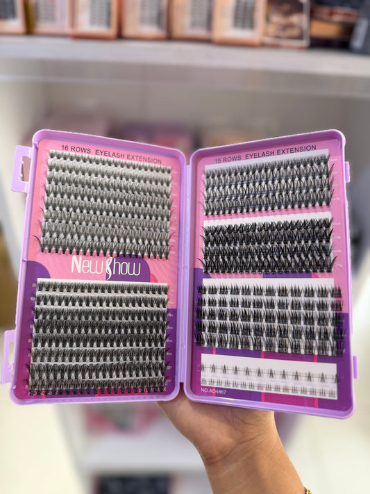 Pack faux cils mix toutes les formes cils en sois - Girlzbox
