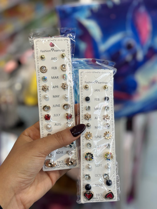 Offre pack 12 boucles d’oreilles - Girlzbox