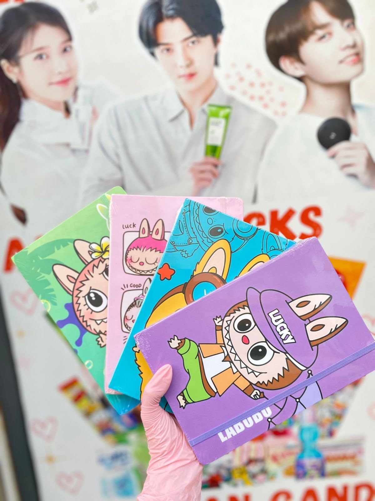 Grand Bloc notes labubu back to school - Girlzbox