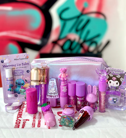 Trousse lip gloss violet purple - Girlzbox