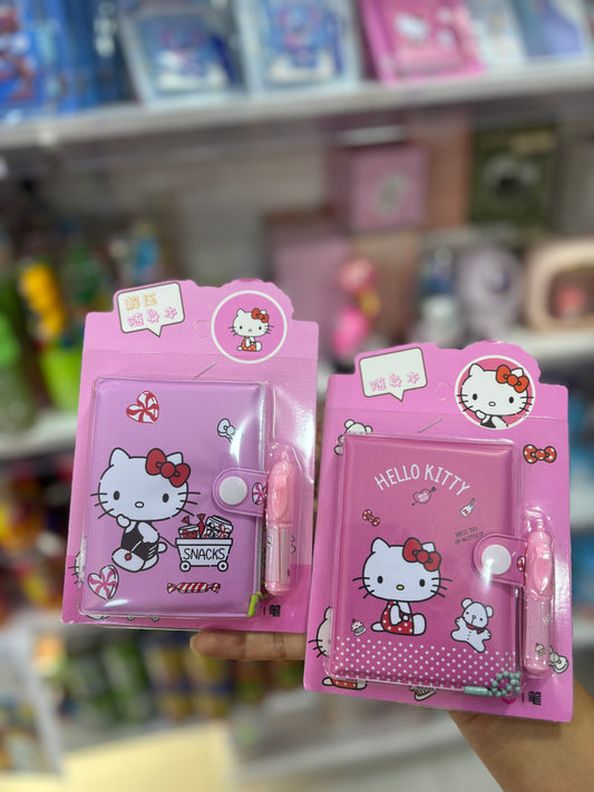 Bloc notes hello kitty avec stylo - Girlzbox