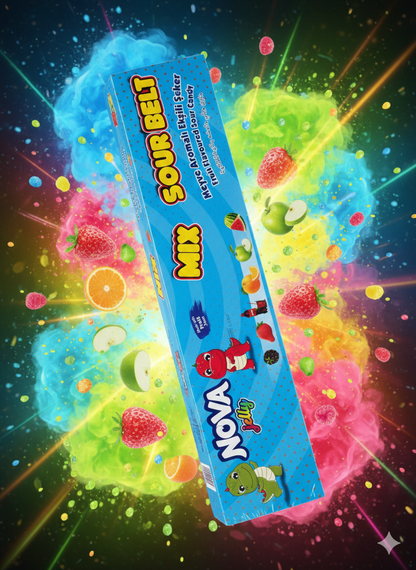 72pcs boite de bonbon sour acidulé candy jelly - Girlzbox