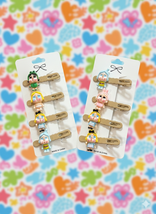 Barrette pour les cheveux et miroir clé crying again baby- Girlzbox