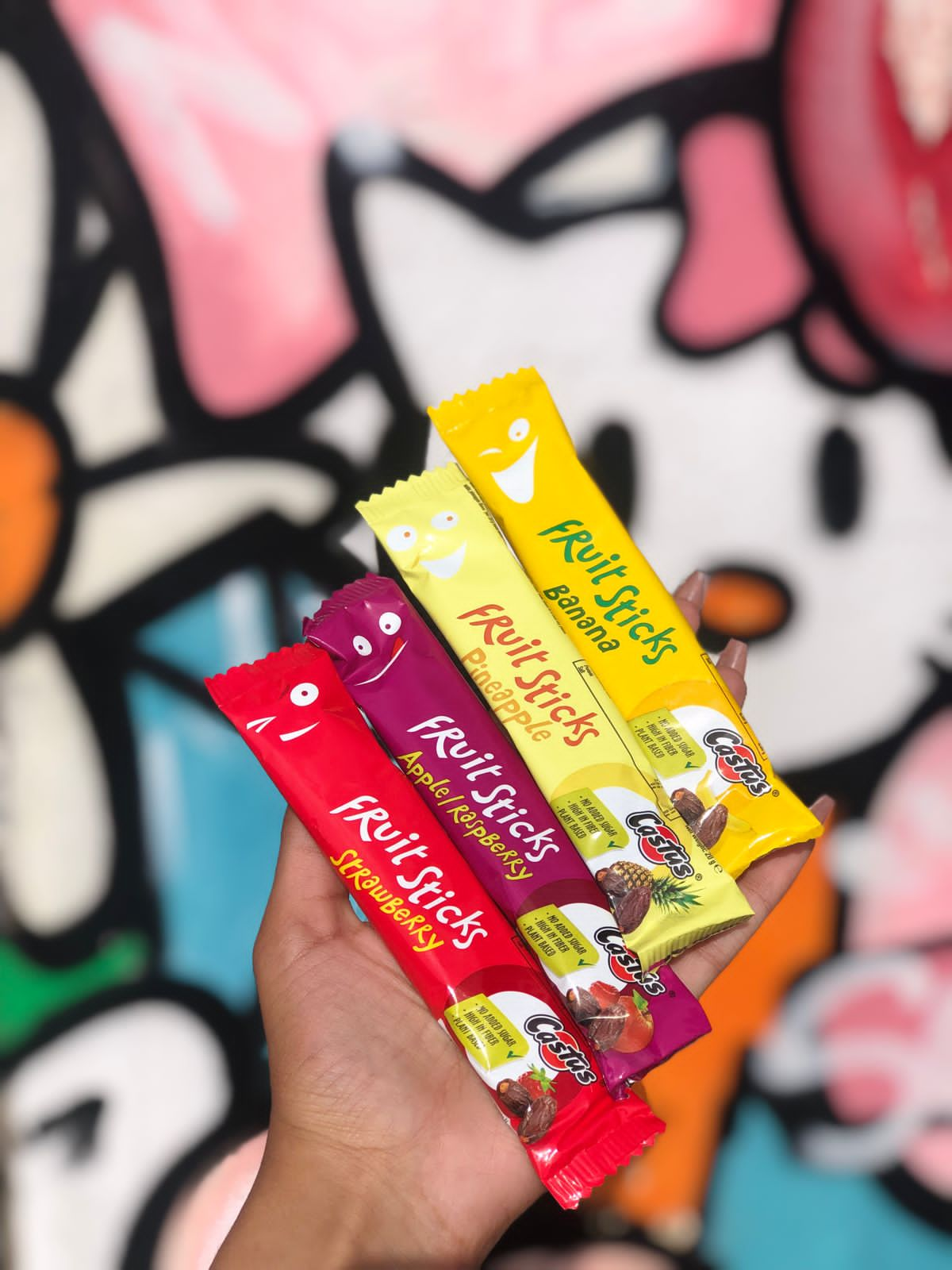 Une pièce Fruit sticks strips goût aléatoire - girlzbox