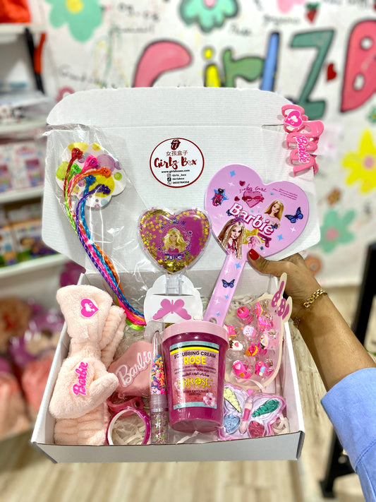 Pink barbie box for girls - Girlzbox