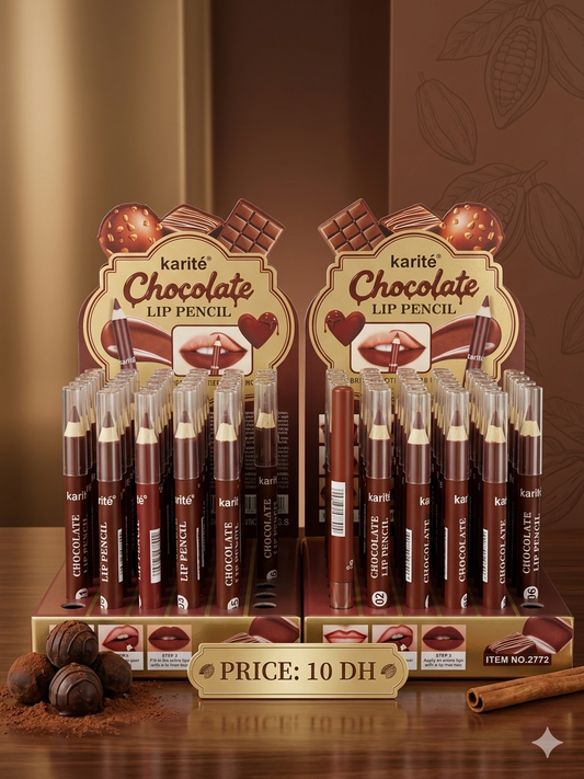 Crayon à lèvres traceur couleur chocolat - Girlzbox
