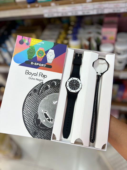 Watch trendy d-sport noir - Girlzbox