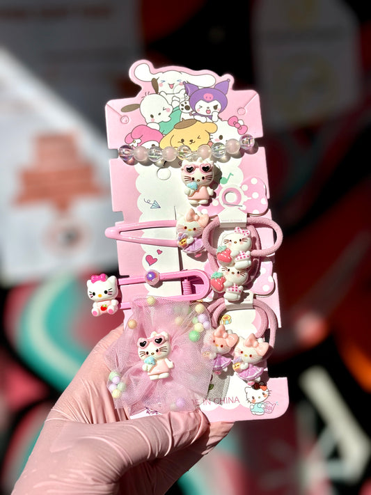 Pack accessoire pour les cheveux  bracelets - Girlzbox