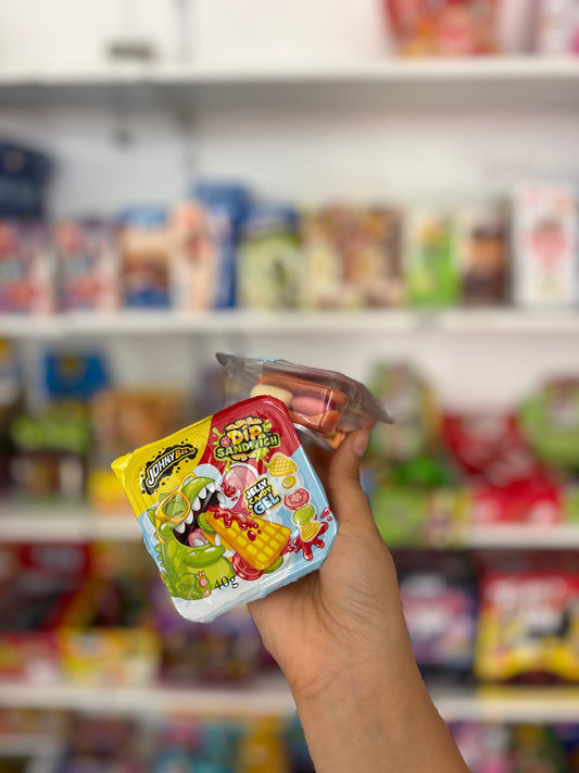 Dip sandwich jelly candy gel mini bonbon pizza et gel - Girlzbox