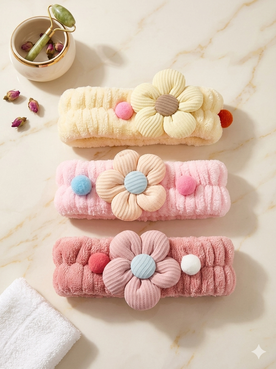 Bande pour les cheveux fleur - Girlzbox