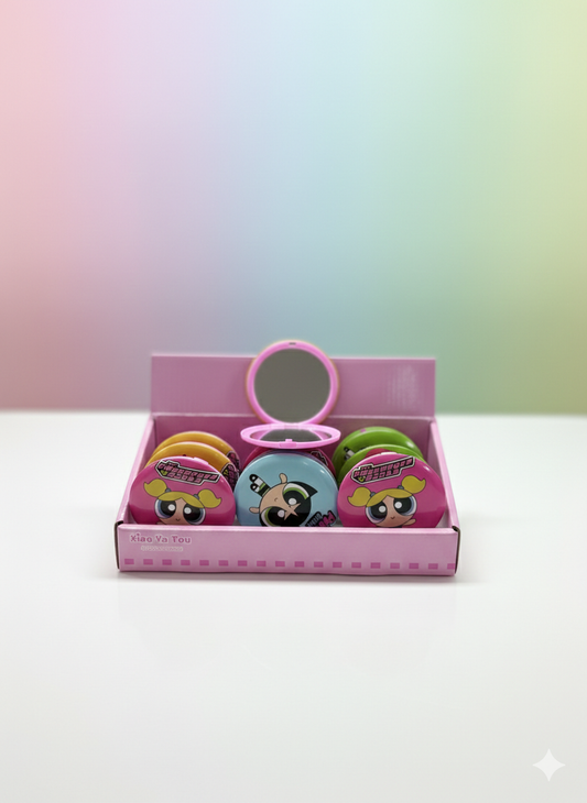 Miroir deux faces power girls  - Girlzbox