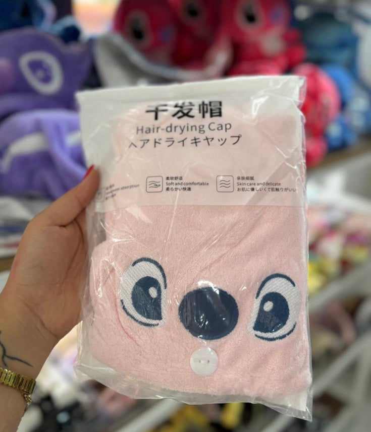 Bonnet pour les cheveux hair drying cap stitch - girlzbox