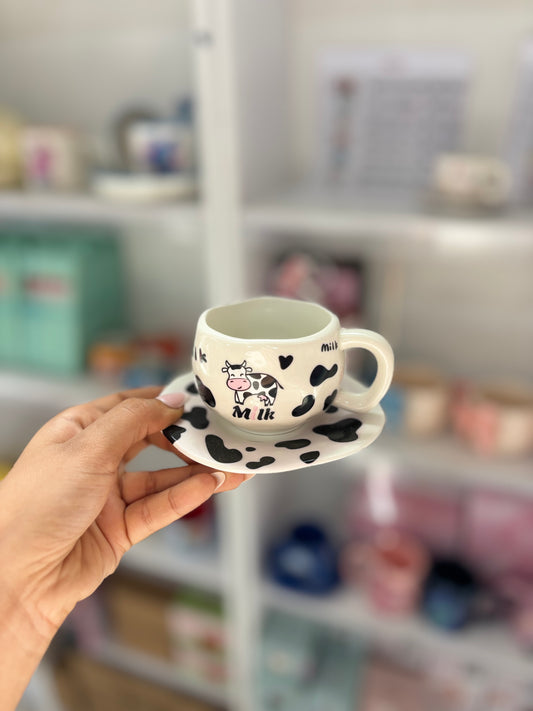 MUG + ASSIETTE VERRE CERAMIQUE PINTEREST NOEUD CUTE - GIRLZBOX