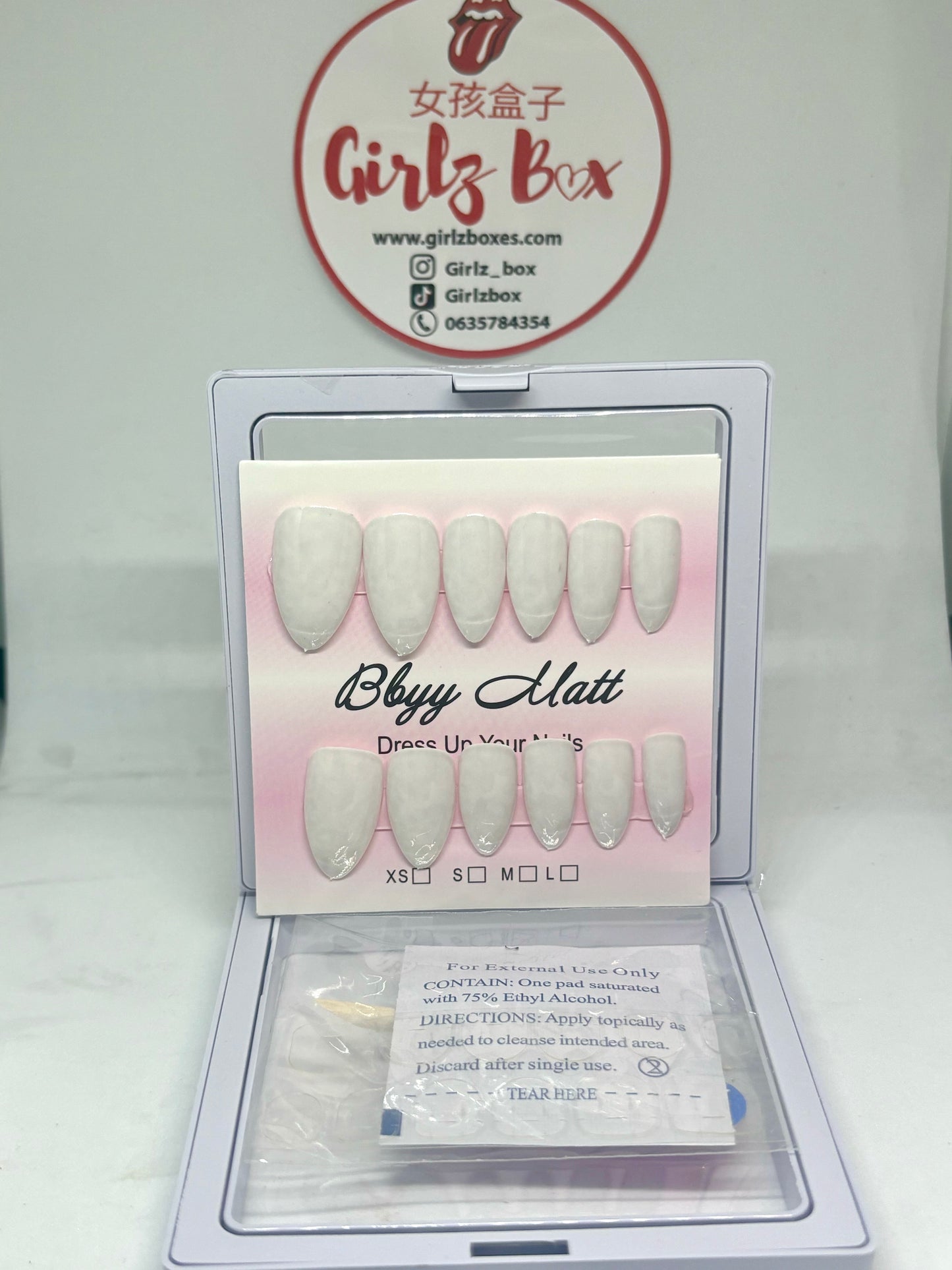 Faux ongles cat eye effet gel - Girlzbox